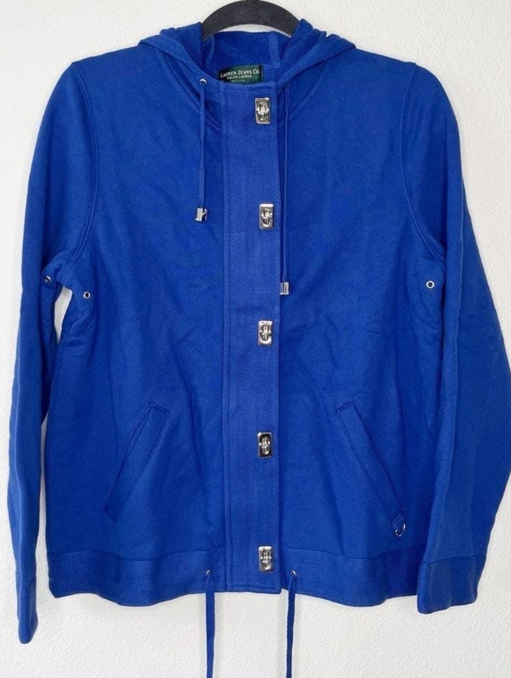 Lauren Ralph Lauren Blue Hooded Zip Jacket & Maxi Dress Set - Picture 6 of 16